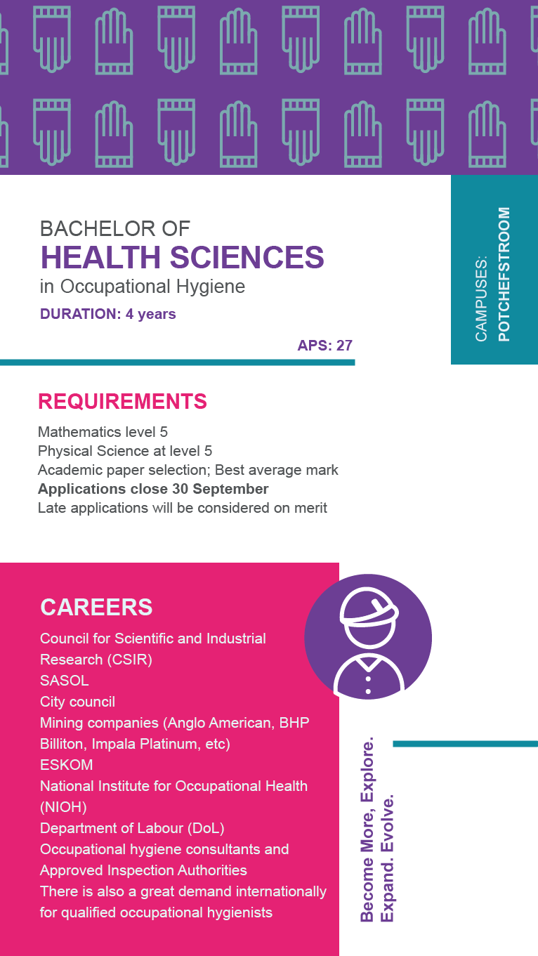 Study Occupational Hygiene Occupational Hygiene Health Sciences Nwu North West University