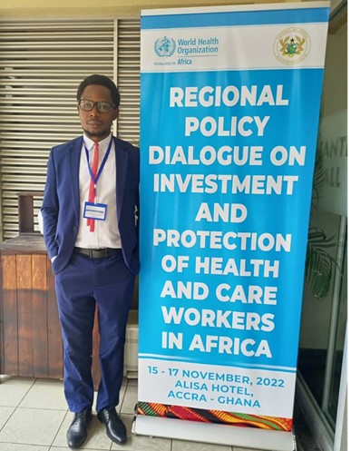 Prof Christmal Christmals at the Regional Policy Dialogue, Accra, Ghana