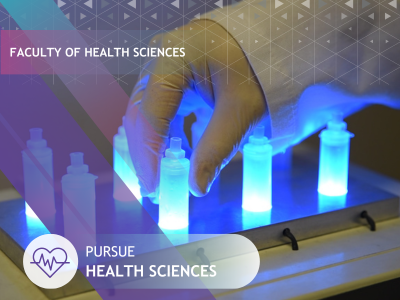 Health Sciences professional in a lab