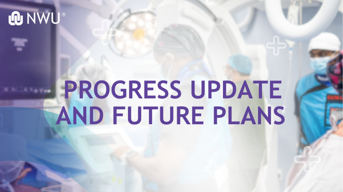 Newsletter article about progress update and future plans