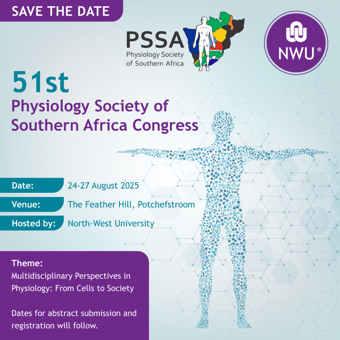 51st Physiology Society of Southern Africa Congress save the date