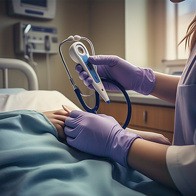 Caring nurse