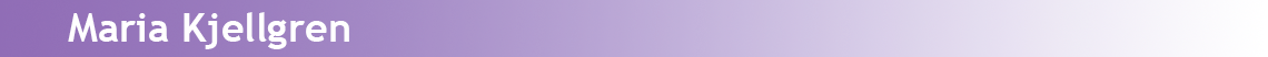 Banner Maria Kjellgren
